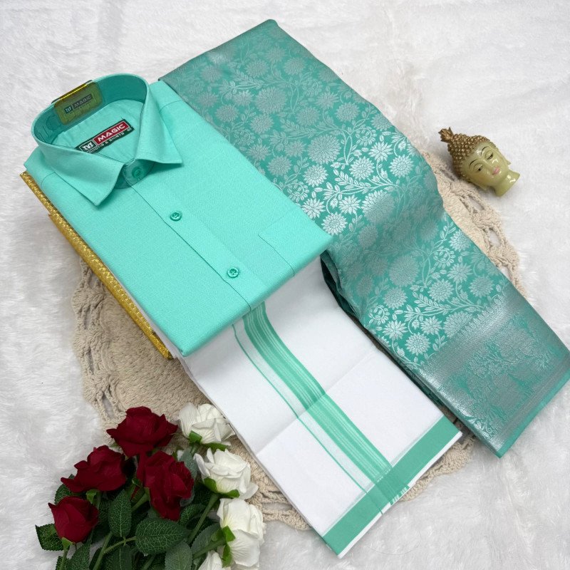 KANCHIPURAM SILK  SAREES& COTTON DOTIS, SHIRTS