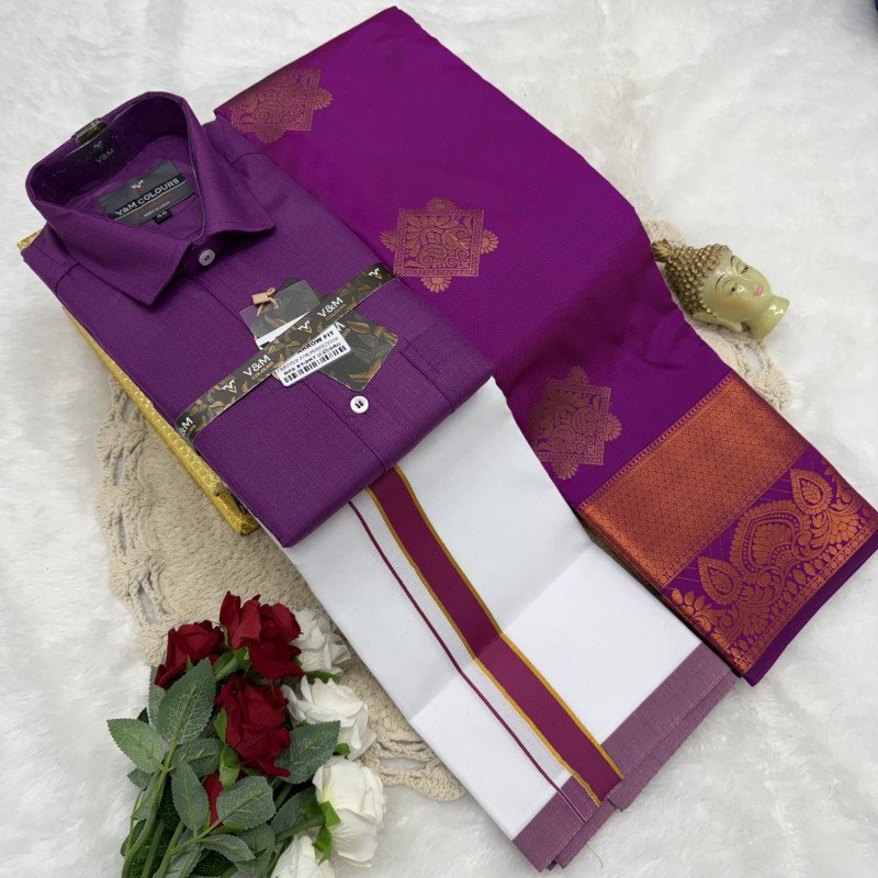 KANCHIPURAM SILK  SAREES& COTTON DOTIS, SHIRTS