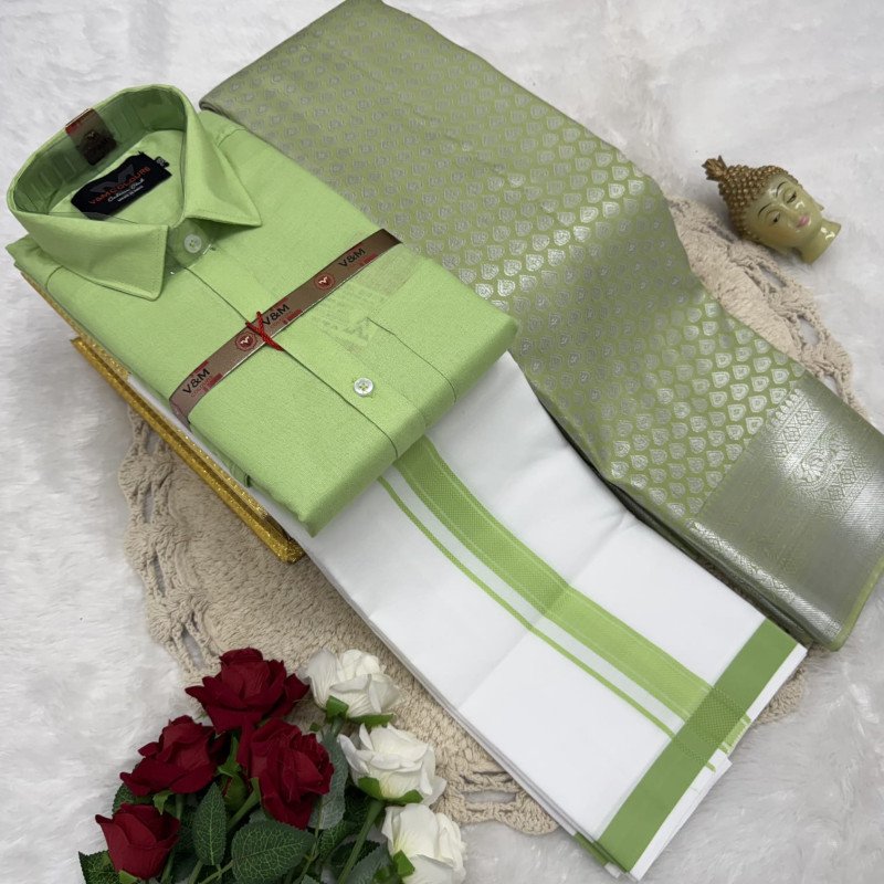 KANCHIPURAM SILK  SAREES& COTTON DOTIS, SHIRTS