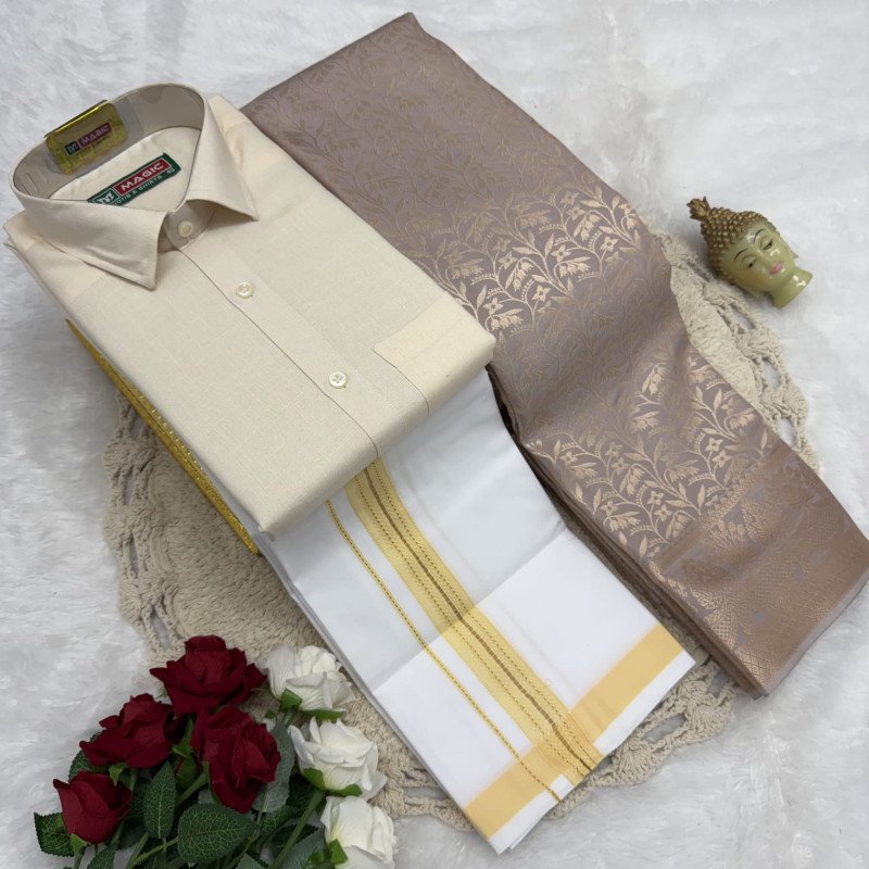 KANCHIPURAM SILK  SAREES& COTTON DOTIS, SHIRTS